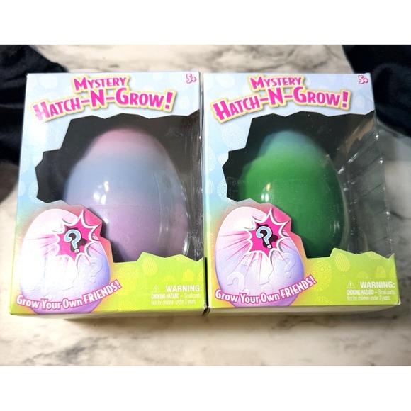 MYSTERY RANCH Other - NEW SEALED 2 Mystery Hatch-N-Grow Egg Blue Purple & Green (2830)‎